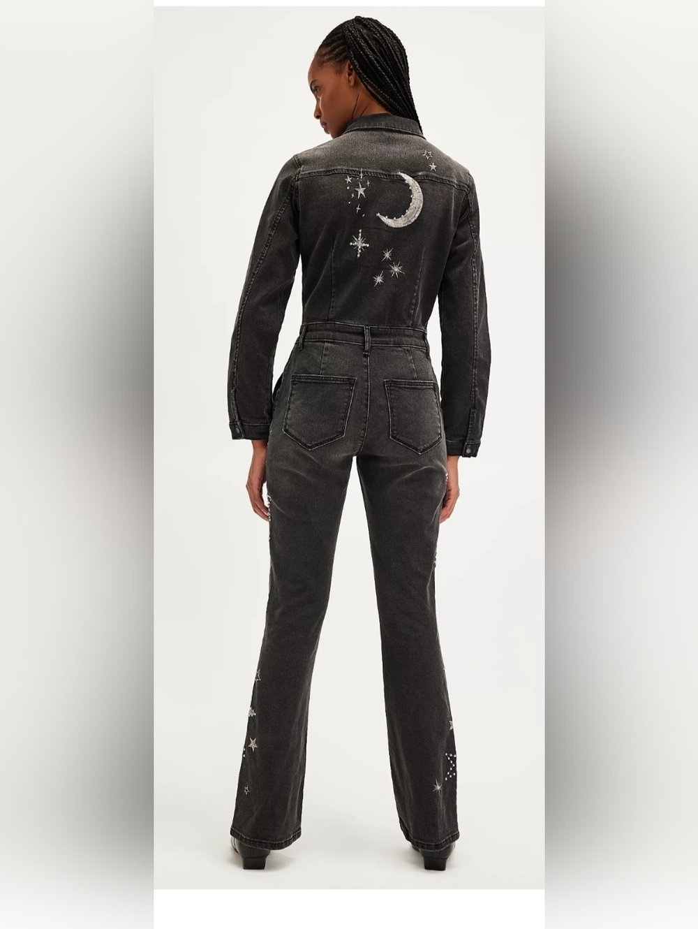 NWT Free People X Driftwood Celestial Jumpsuit Size Small $228 Retail!! - Picture 3 of 7